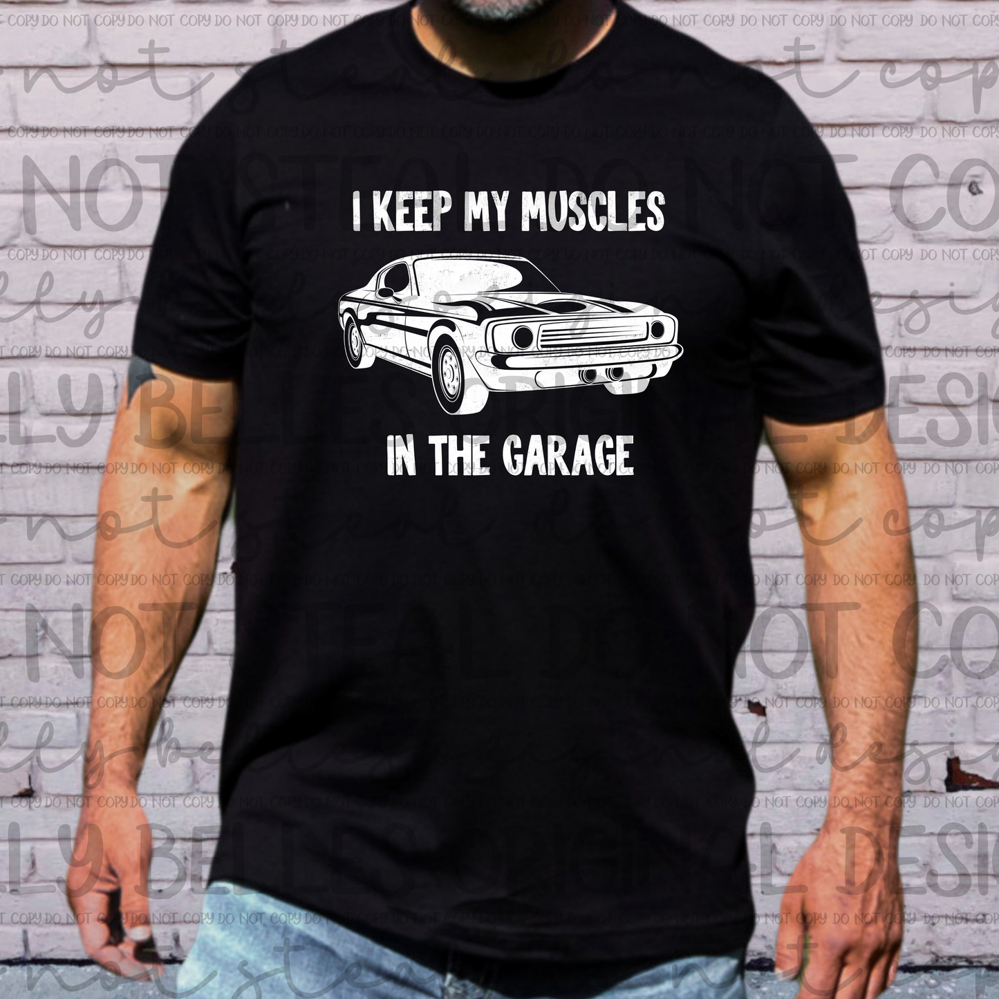 Muscles in the garage PNG