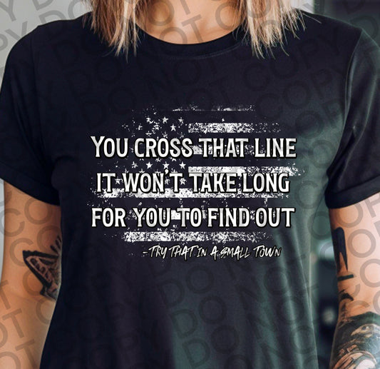 Cross that line PNG