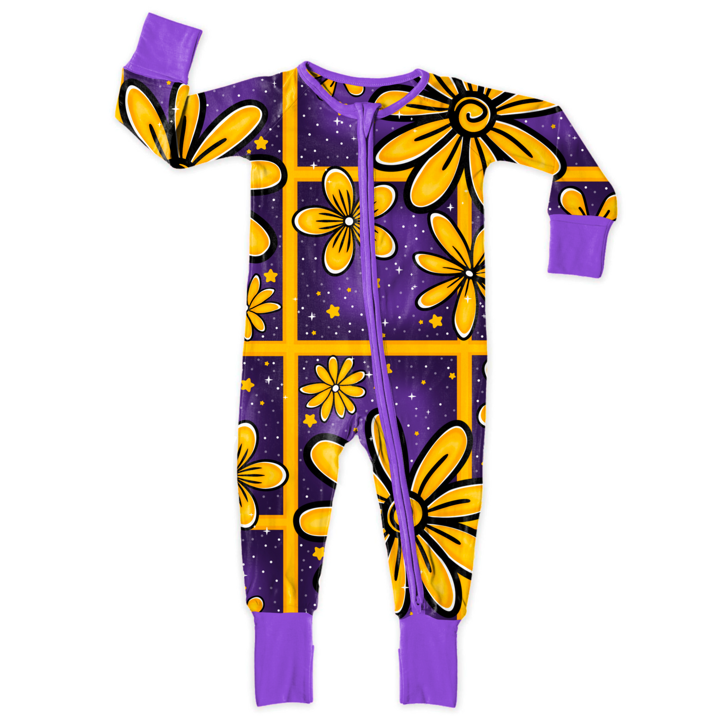 Floral Minnesota Football colors seamless