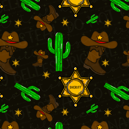 Sheriff seamless black