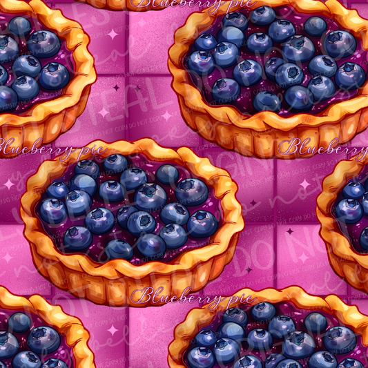 Blueberry pie seamless