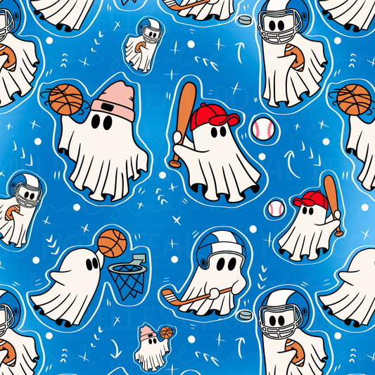 Sports ghosts seamless