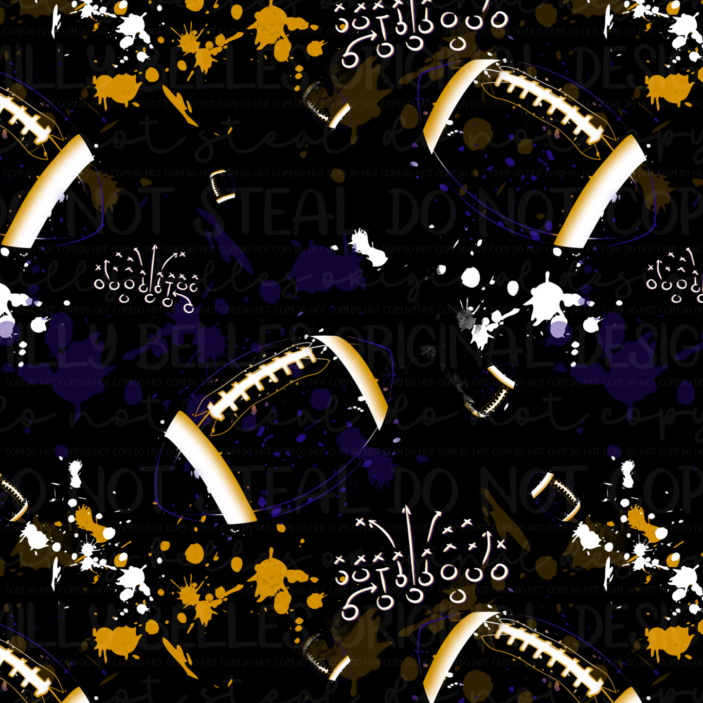 Baltimore Football colors seamless