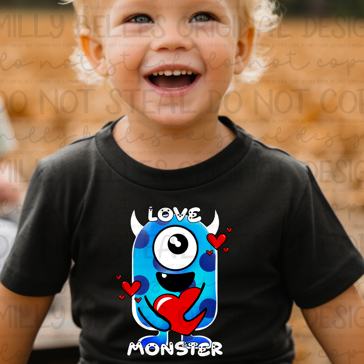 Love monster PNG