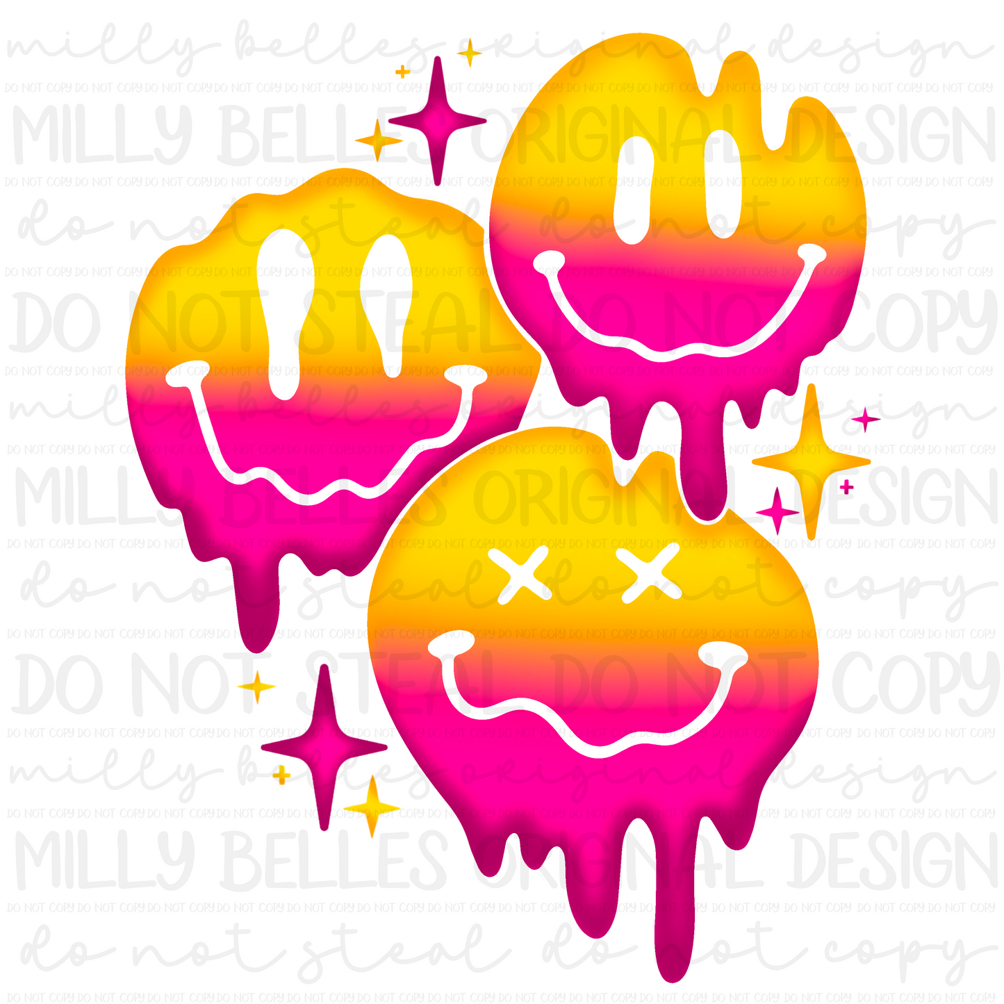 Sunset smileys PNG