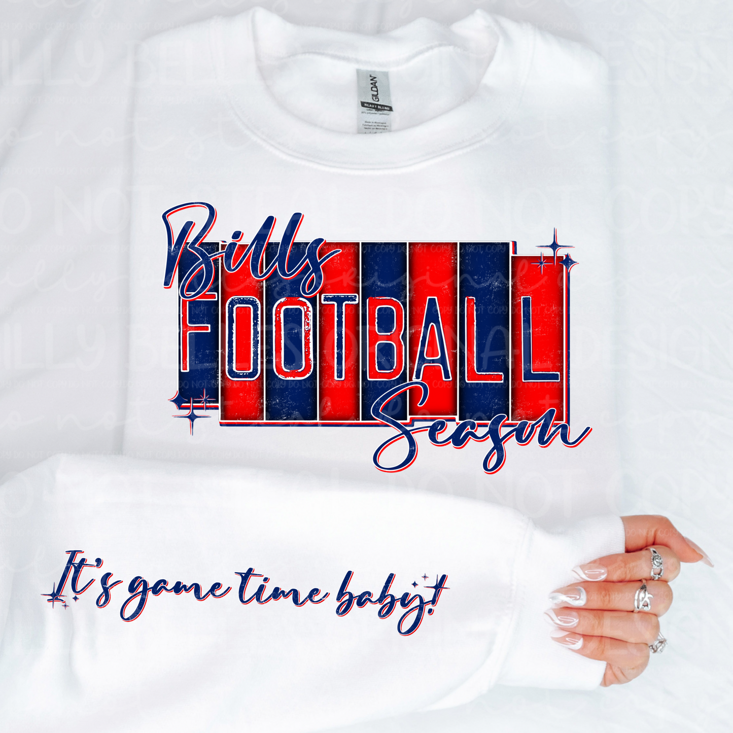 Buffalo Retro Football season PNG