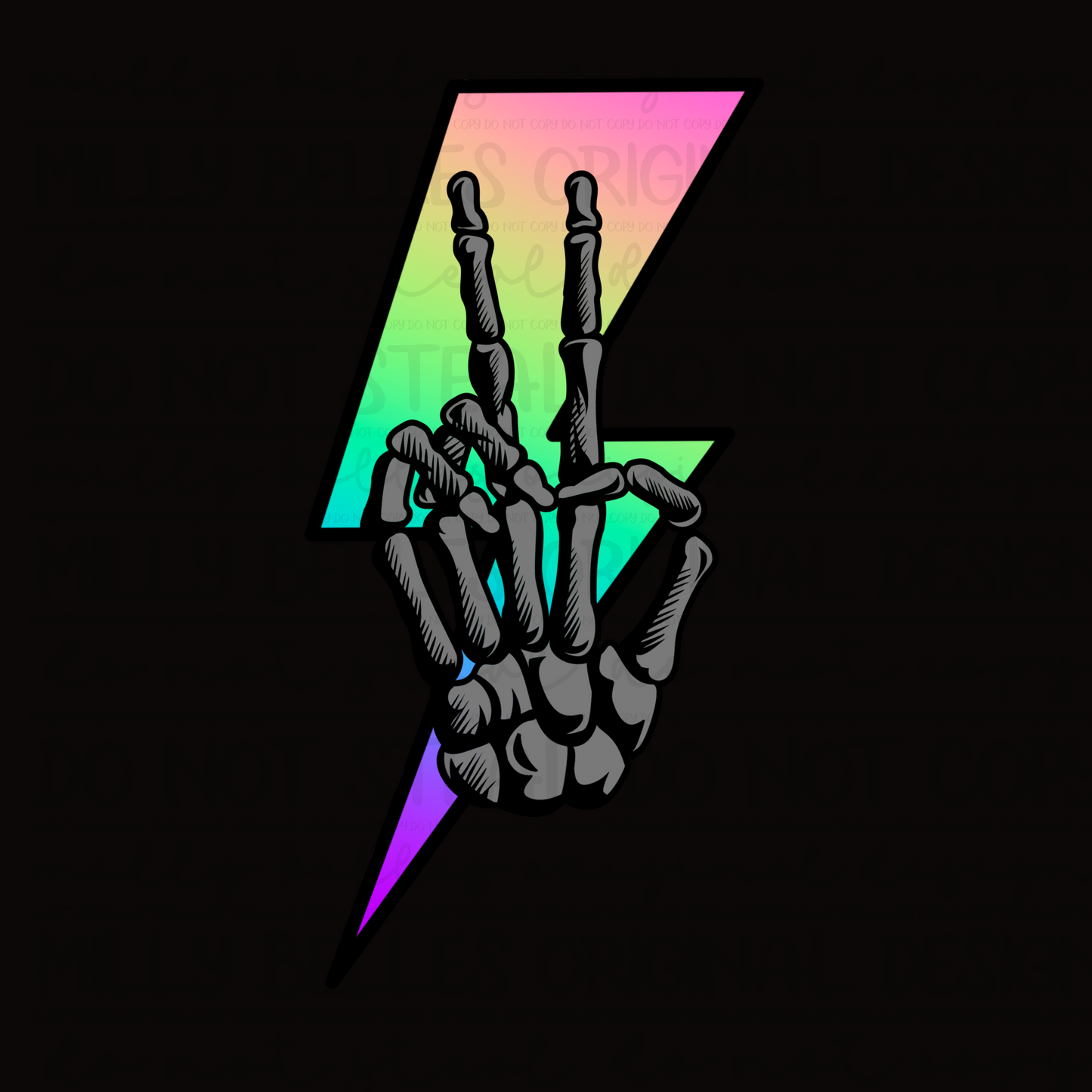 Rainbow peace PNG