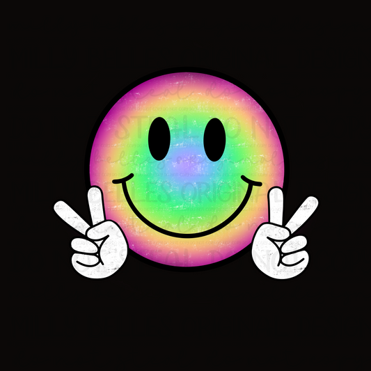 Rainbow Smiley PNG