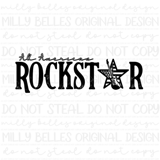 All American rockstar PNG