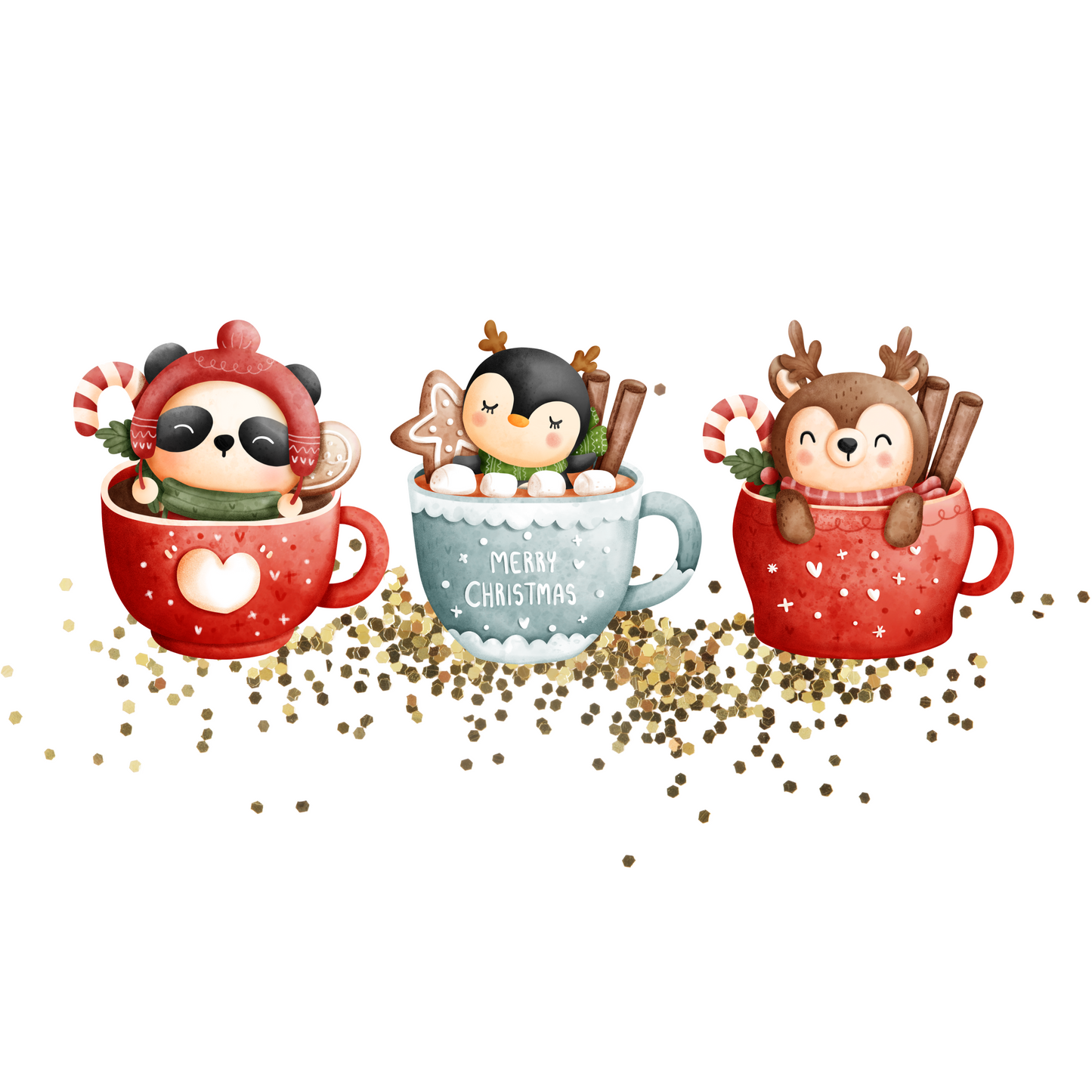 Cozy Christmas Cups png