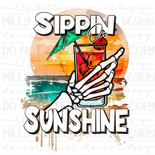 Sippin on sunshine PNG