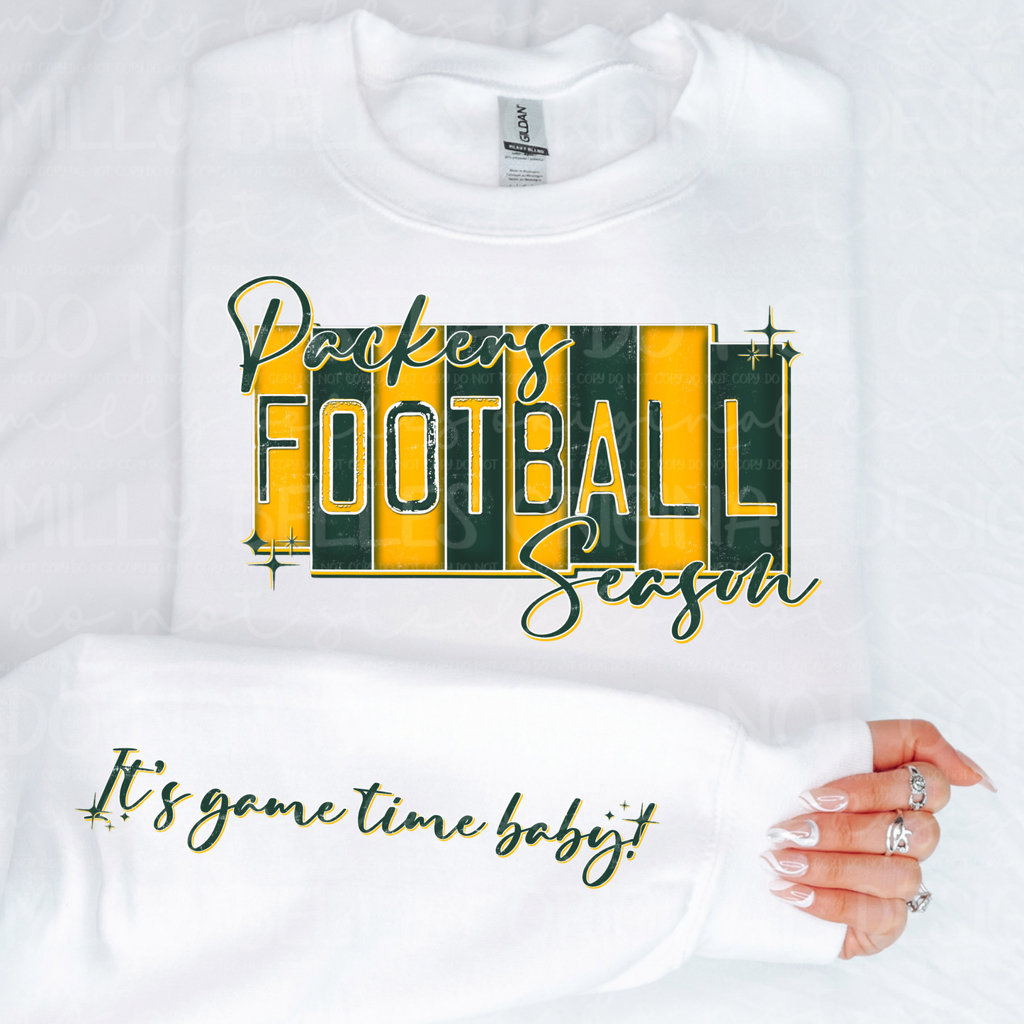 Green Bay Retro Football season PNG