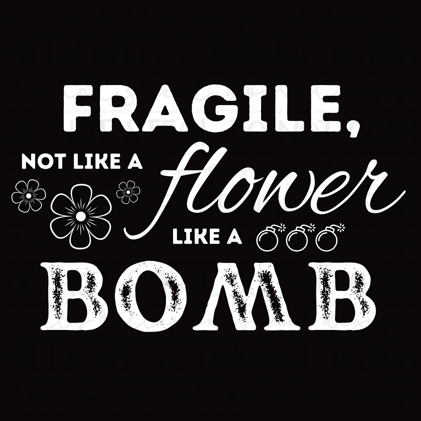 Fragile like a bomb PNG