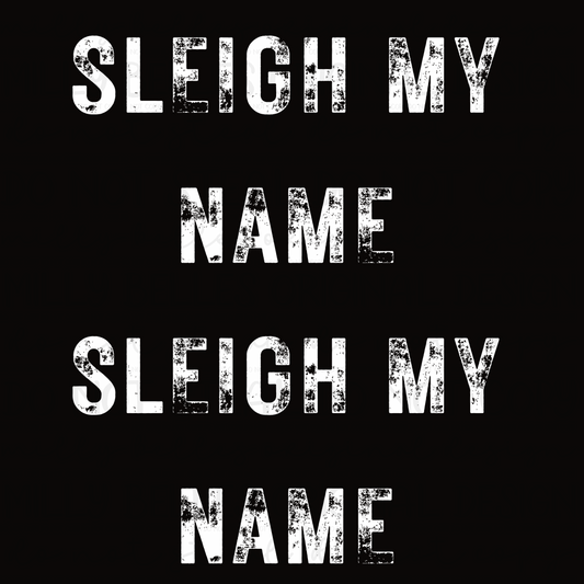 Sleigh my name PNG