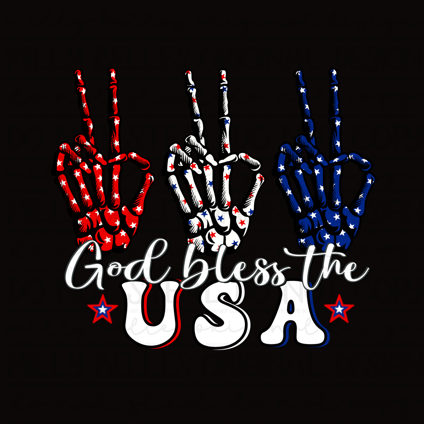 God bless the USA PNG