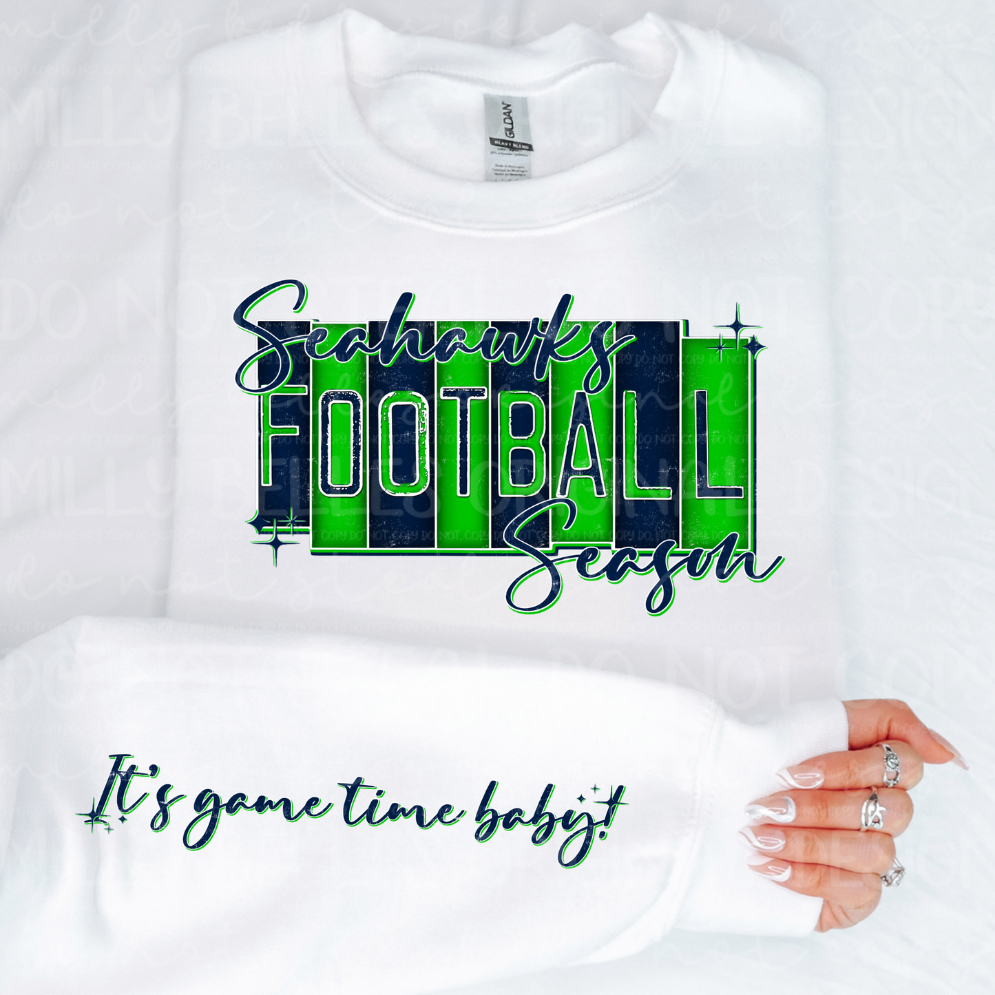 Seattle Retro Football season PNG