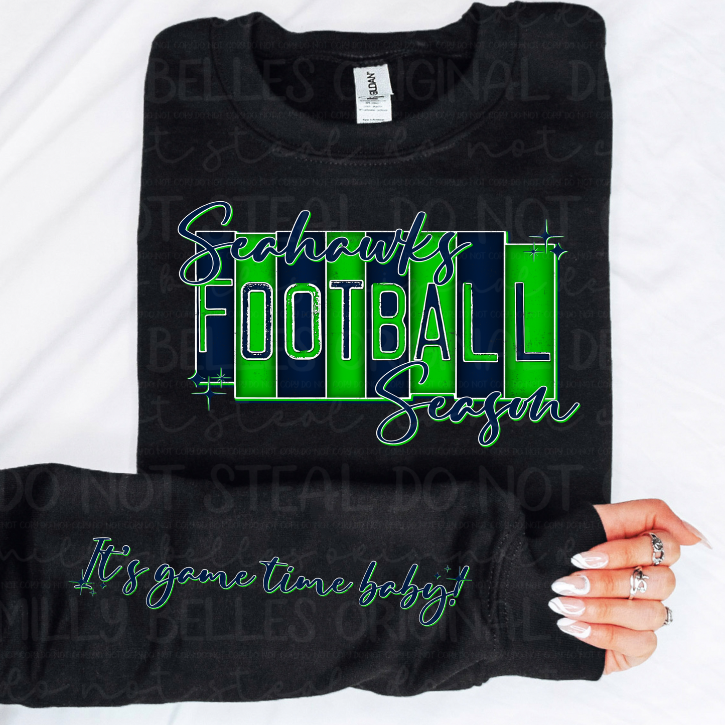 Seattle Retro Football season PNG