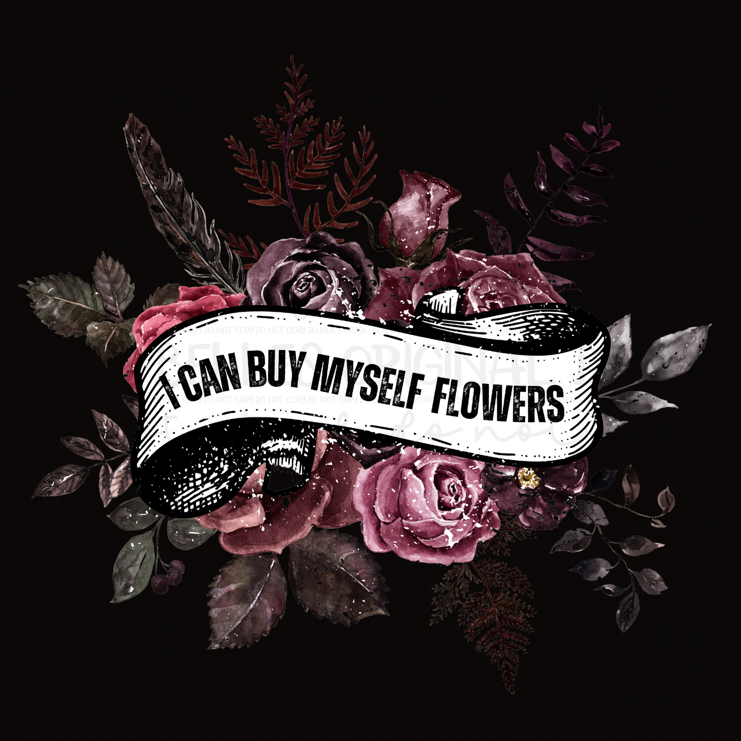 I can buy myself flowers PNG