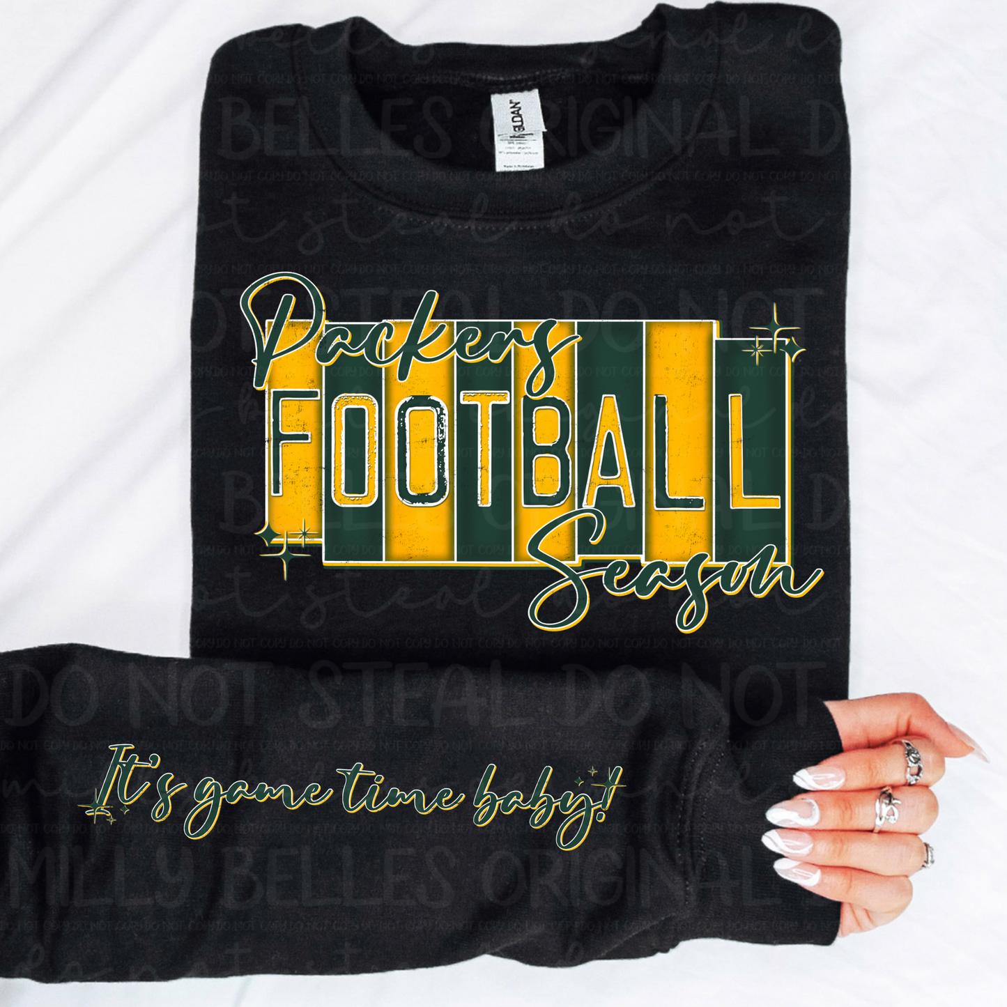 Green Bay Retro Football season PNG