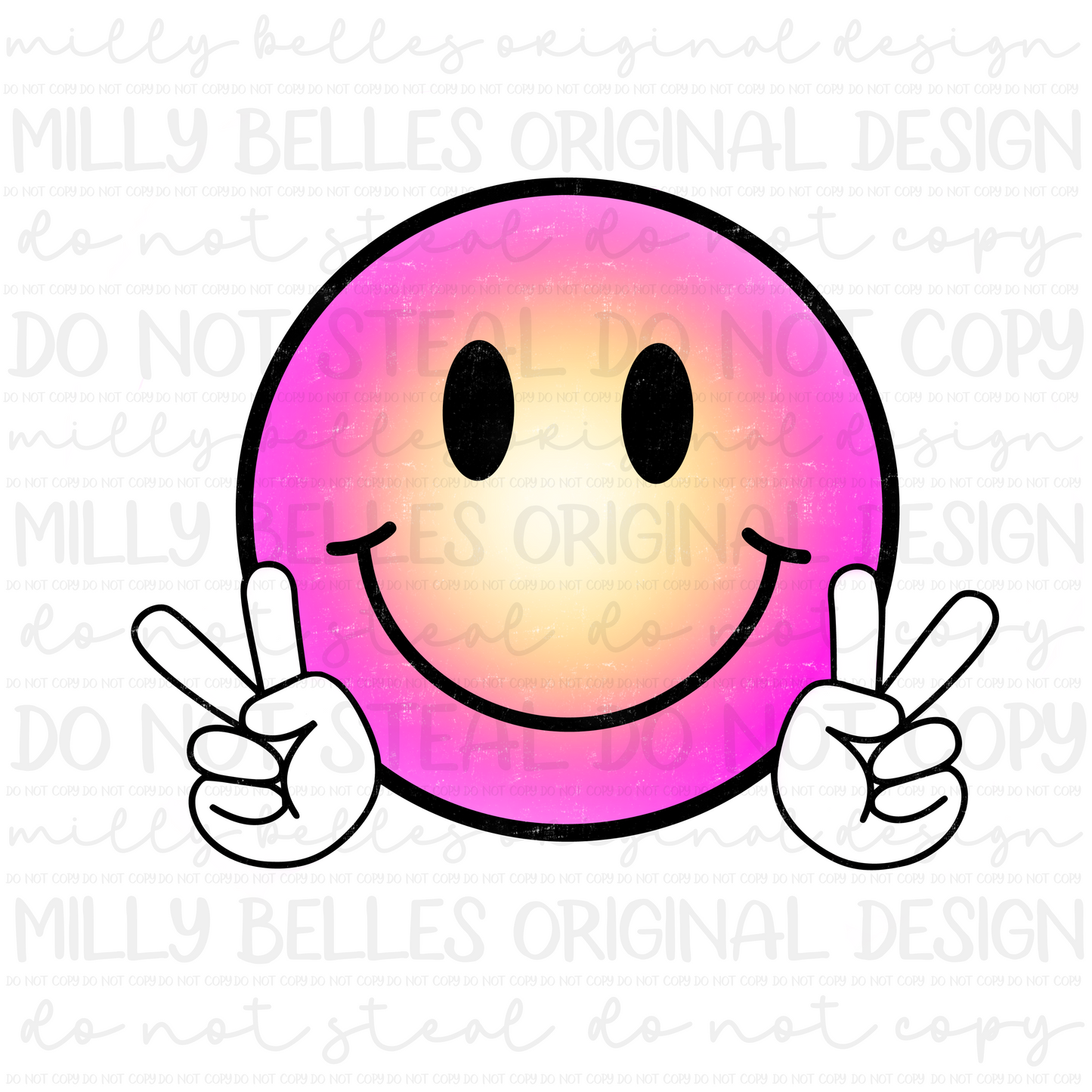 Ombré Smiley PNG