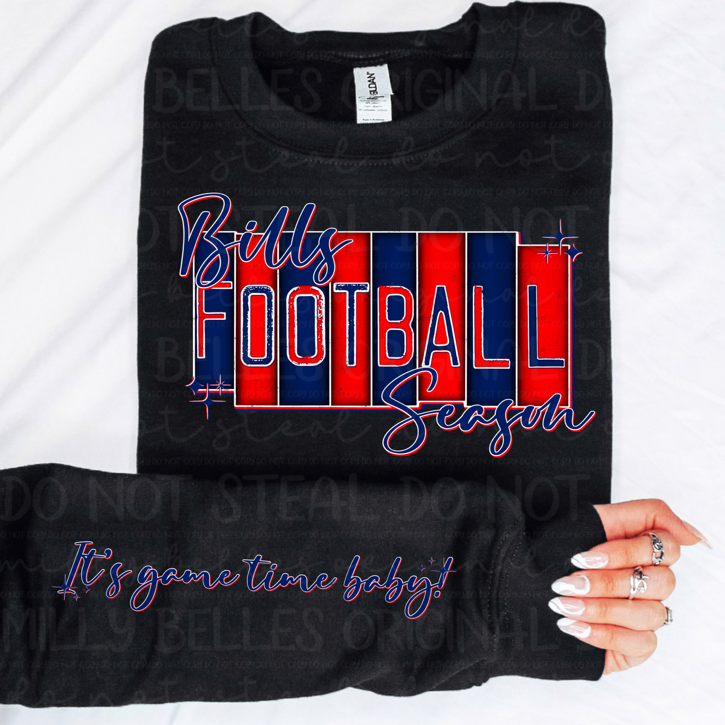 Buffalo Retro Football season PNG