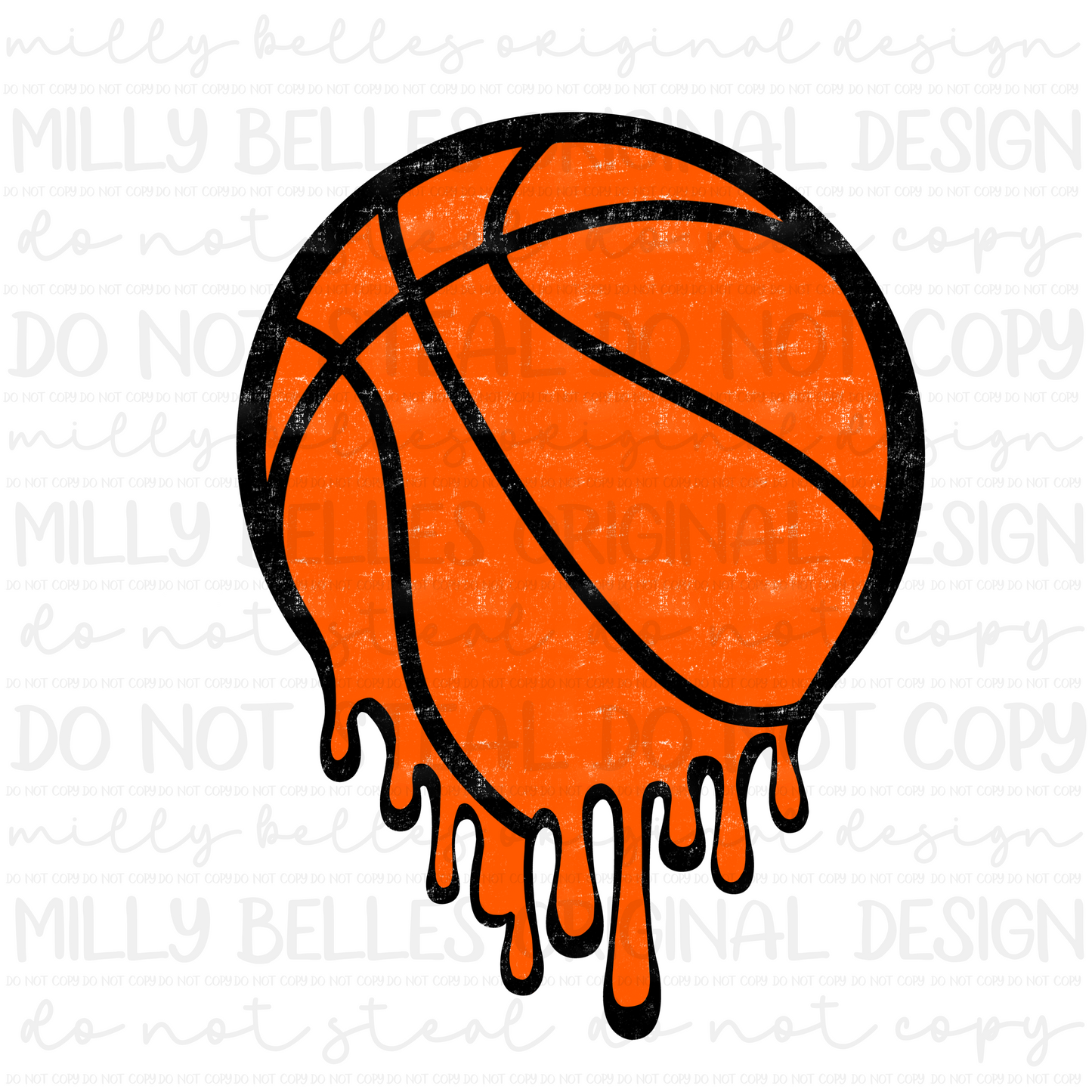 Dripping basketball Smiley PNG