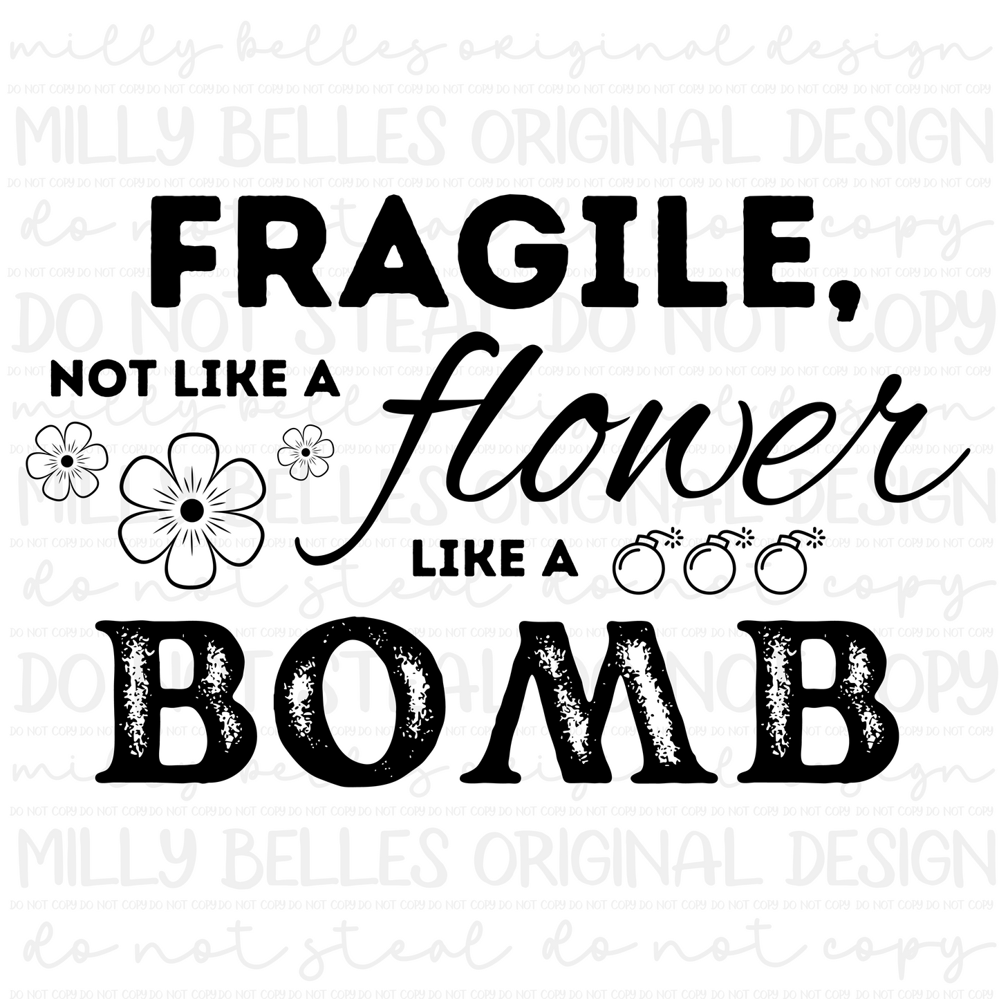 Fragile like a bomb PNG