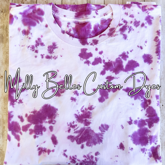 Amethyst Tie Dye Blank