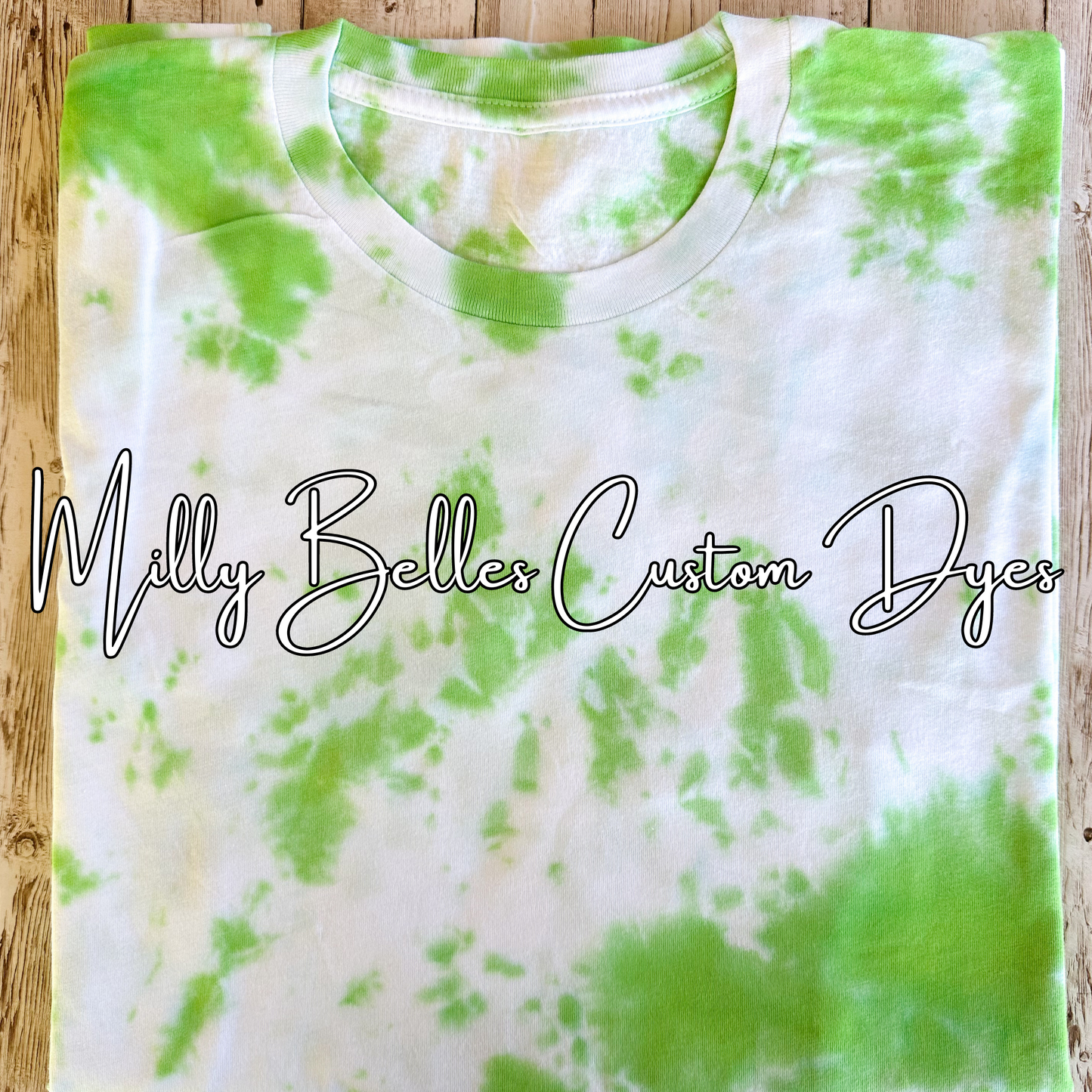 Green Tie Dye Blank