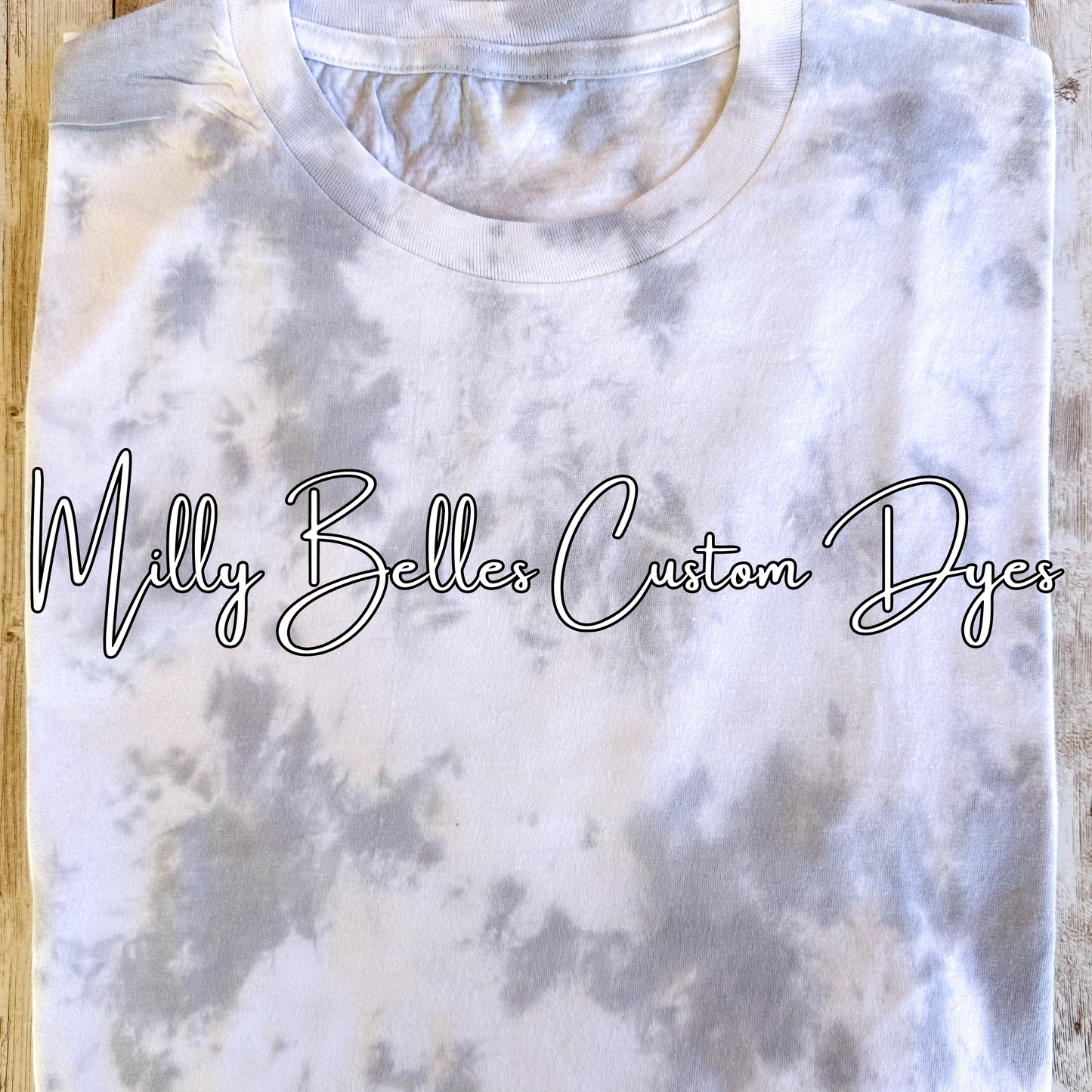 Silver Tie Dye Blank