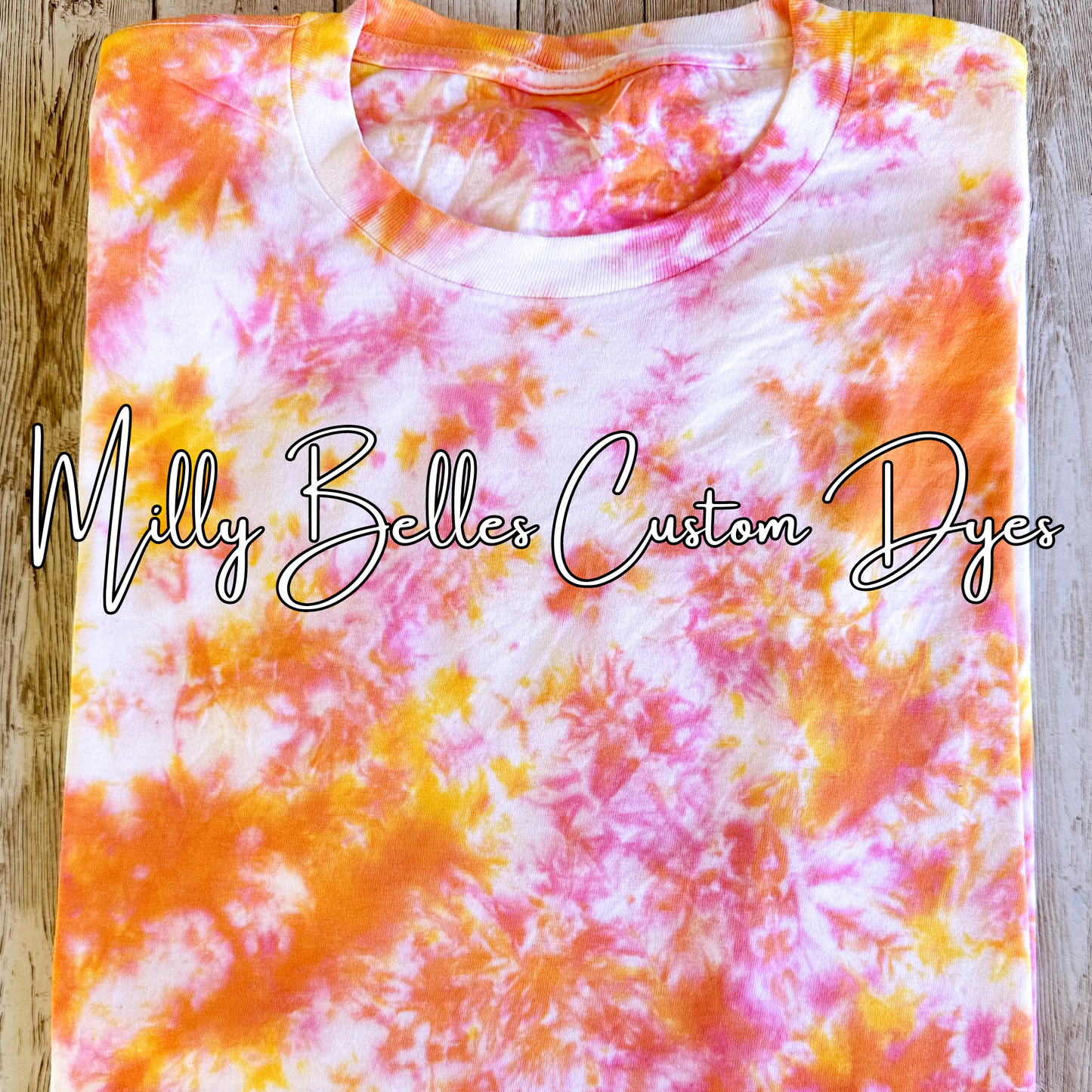 Sunset Tie Dye Blank