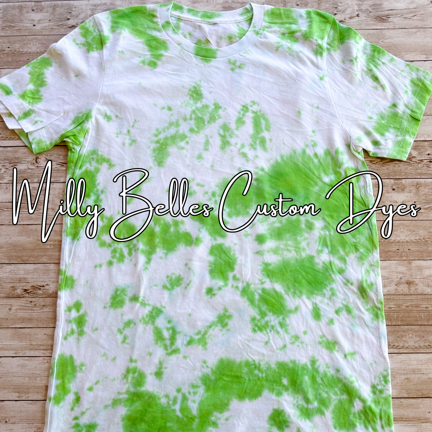 Green Tie Dye Blank