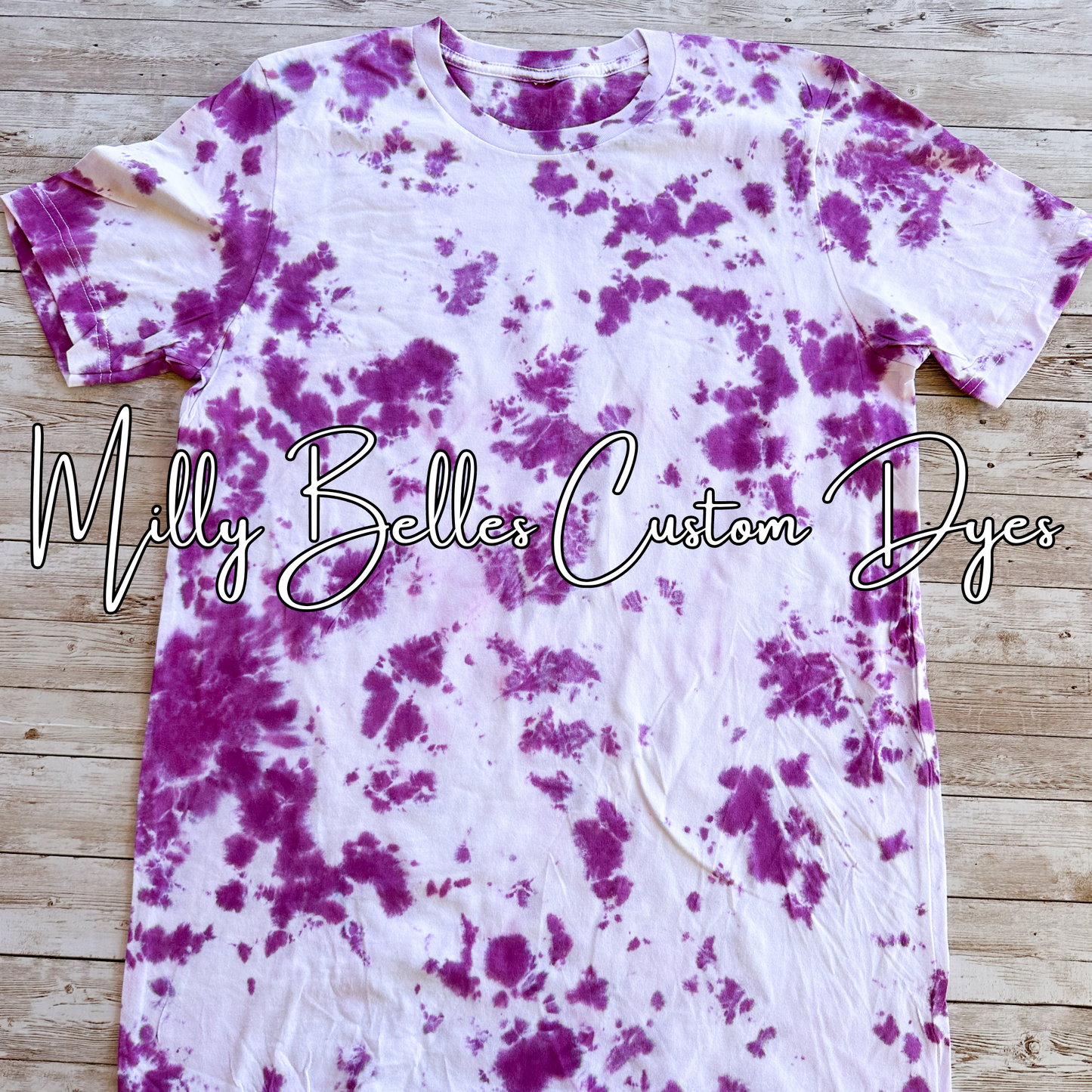 Amethyst Tie Dye Blank