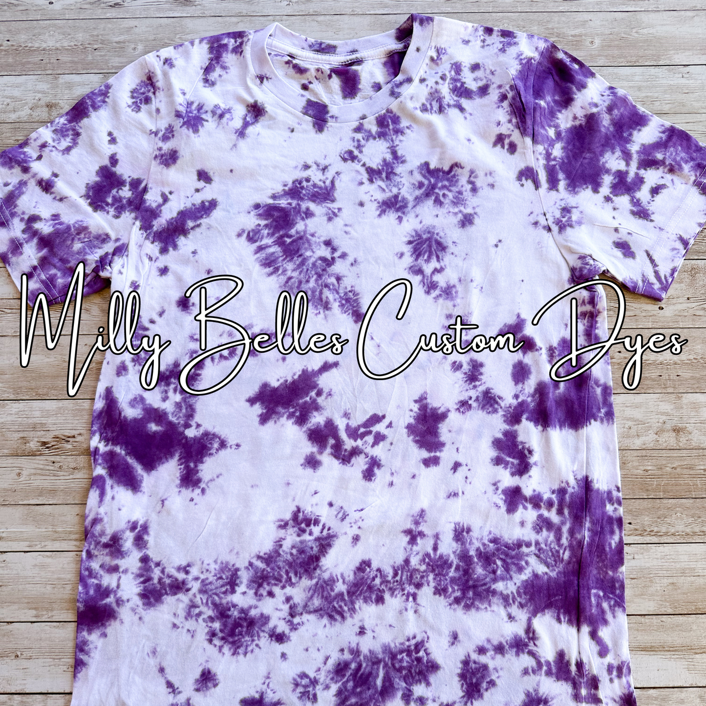 Purple Tie Dye Blank