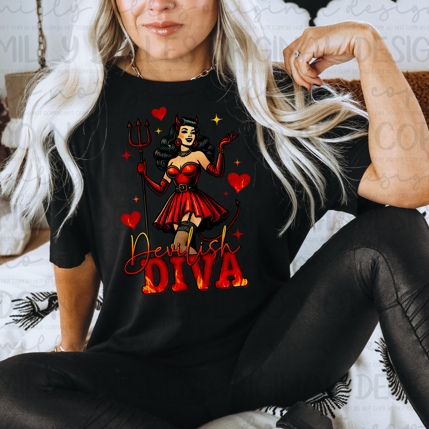 Devilish Diva PNG