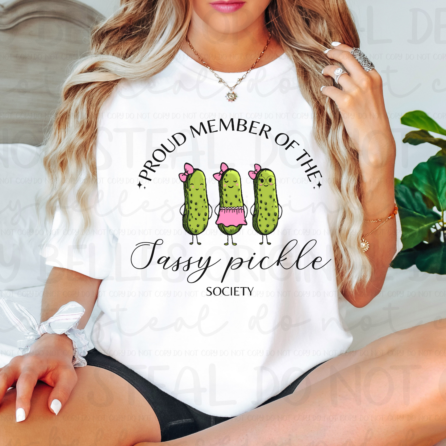 Sassy pickle society PNG